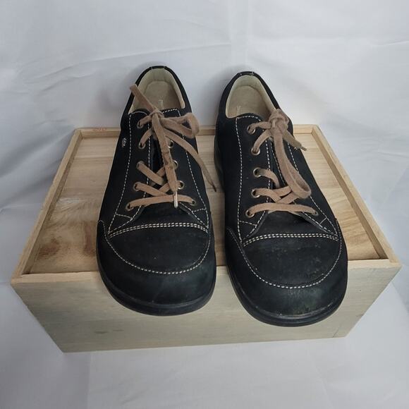 Finn Comfort- Women's Ikebukuro Black Oxford Sneakers- size 6.5m/8.5 womens - Picture 3 of 8